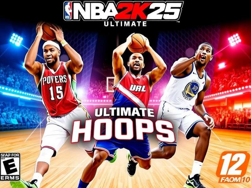 NBA 2K25 Ultimate Hoops Cover featuring Indian basketball stars