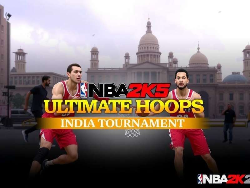 NBA 2K25 Ultimate Hoops India Tournament in Mumbai with players competing